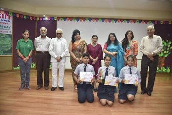 Winners of 3R’s(Reduce-Recycle-Reuse) at KIIT World School